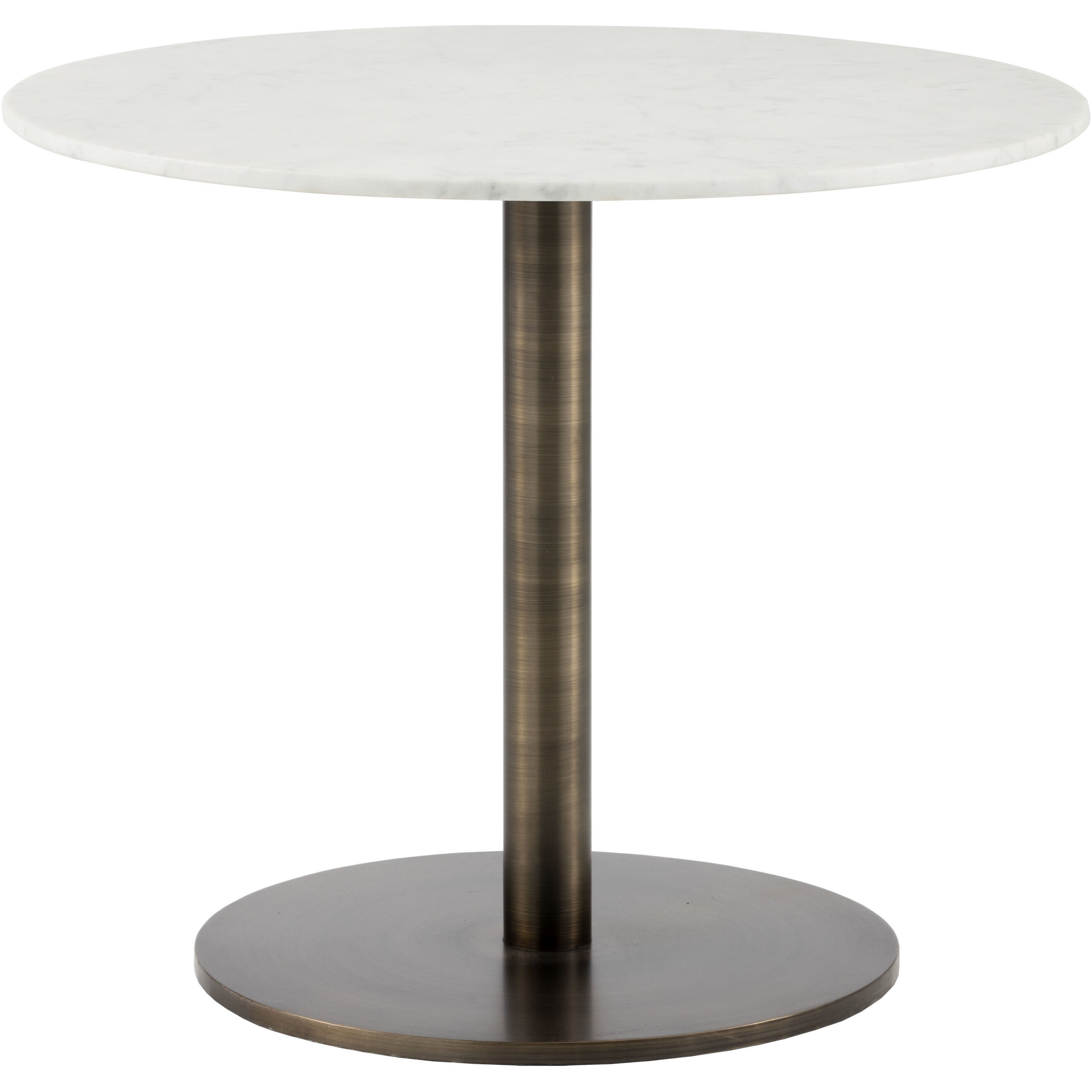 Enco White / Antique Gold Bistro Table